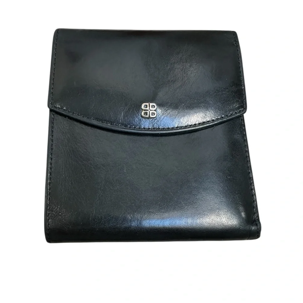 Bosca Black Leather Card Holder